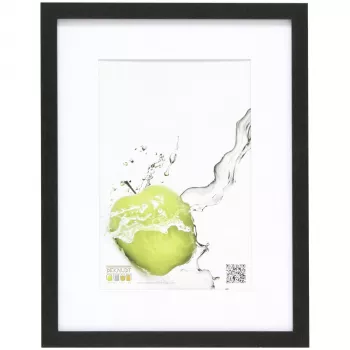 Deknudt S66KF2 P1 18x24 drevený rám na obrázky čierny s paspartou