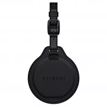 Satechi vegánska koža FindAll prívesok na batožinu čierny