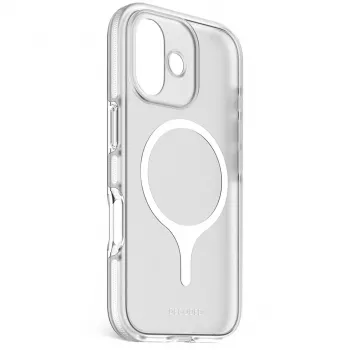 Decoded DropTec priehľadný kryt zadnej strany pre iPhone 17 s MagSafe (Frosted White)