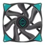 Iceberg Interactive IceGALE Xtra 140mm čierny ventilátor do skrine - 500-2500 RPM - 169 CFM - 47 dB - PWM