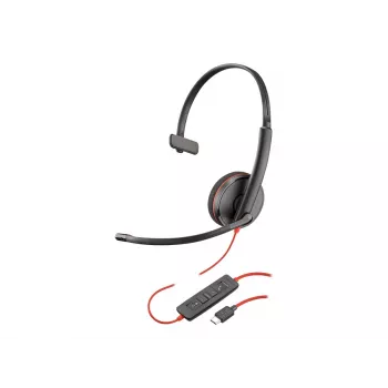 Poly Blackwire C3210 USB-C Jednoslúchadlový headset (209748-22)