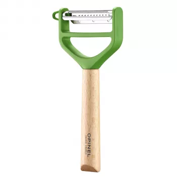 OPINEL T-Duo Y škrabák nehrdzavejúca oceľ zelená bukové drevo