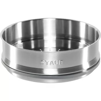Staub 26 cm parný nadstavec, smaltovaná liatina, tmavomodrá