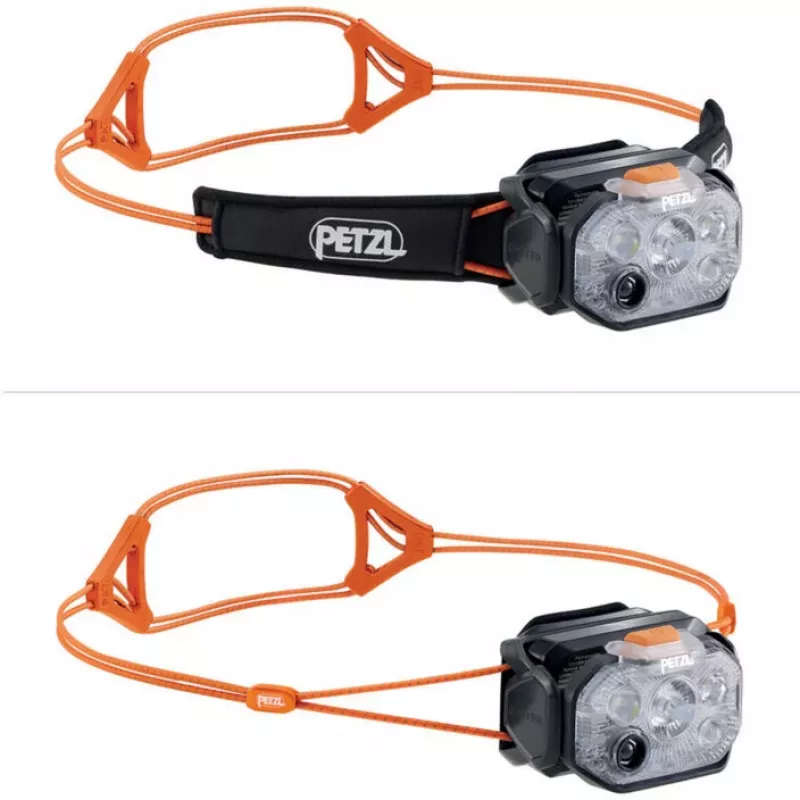 Petzl SWIFT RL čelová lampa čierna/oranžová