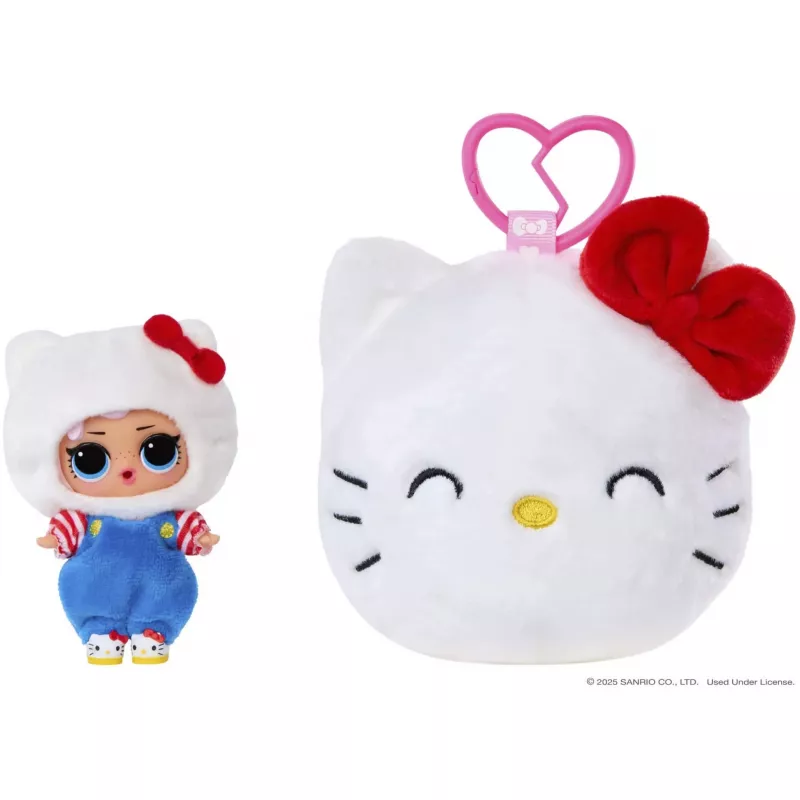 L.O.L. Surprise Loves Hello Kitty obojstranná plyšová hračka mix