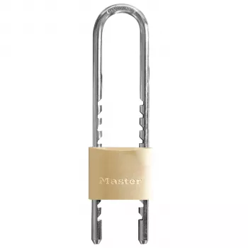 Master Lock 1950EURDCC nastaviteľný visiaci zámok 50 mm masívne mosadzné telo kľúčový zámok