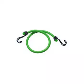 Master Lock 3021EURDAT Twin Wire Gumové laná s dvojitými hákmi, 0,8 m, 40 kg, zelené, 2 ks