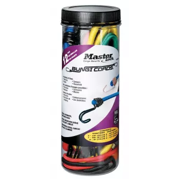 Master Lock Bungee Cord 3107EURDAT - 60 cm, čierna, gumené napínacie lano