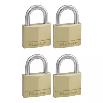 Master Lock sada visiacich zámkov 4-dielna 50mm rovnaký kľúč 150EURQNOP