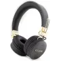 GUESS GUBH704GEMK cez uši Bluetooth slúchadlá, čierne, 4G Metal Logo
