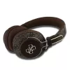 GUESS bezdrôtová Bluetooth náhlavná súprava 4G Metal Logo hnedá GUBHS72P4FC4MW