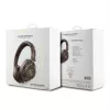 GUESS bezdrôtová Bluetooth náhlavná súprava 4G Metal Logo hnedá GUBHS72P4FC4MW