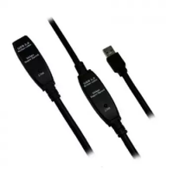 MCL Samar MC923AMF/A-15M USB 3.2 Gen 1 kábel - 15 m - USB-A na USB-A - čierny