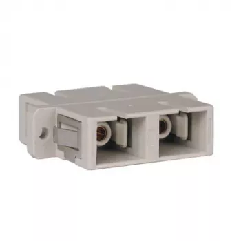 Tripp Duplex Fiber Optic MMF/SMF Multimode Singlemode Coupler SC/SC - sieťový spoj SC multimode (béžová)