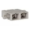 Tripp Duplex Fiber Optic MMF/SMF Multimode Singlemode Coupler SC/SC - sieťový spoj SC multimode (béžová)