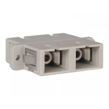 Tripp Duplex Fiber Optic MMF/SMF Multimode Singlemode Coupler SC/SC - sieťový spoj SC multimode (béžová)