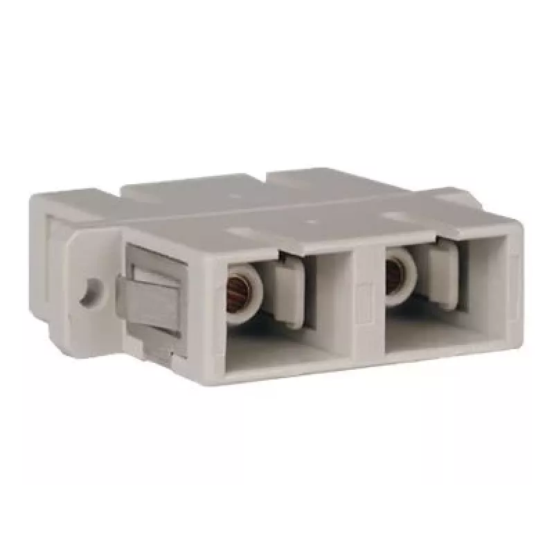 Tripp Duplex Fiber Optic MMF/SMF Multimode Singlemode Coupler SC/SC - sieťový spoj SC multimode (béžová)