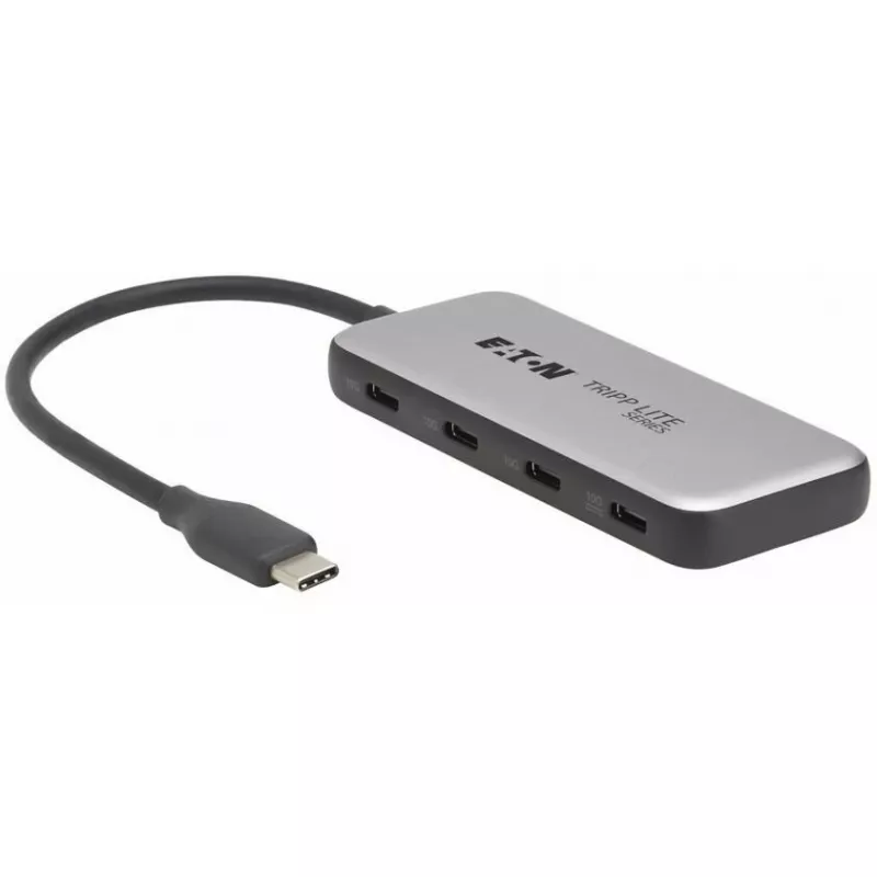 Eaton Tripp Lite Series 4-portový USB-C hub, USB 3.2 Gen 2 (10 Gbps) - čierny
