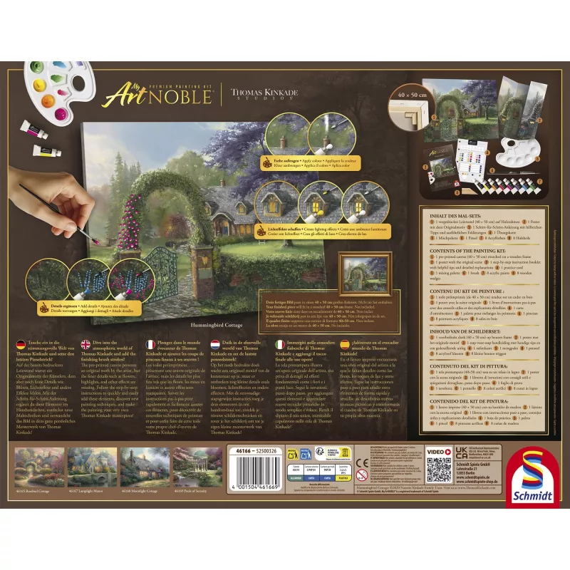 Schmidt My ArtNOBLE Thomas Kinkade - Hummingbird Cottage 1000 dielikov puzzle