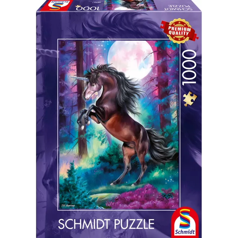 Schmidt Spiele Einhorn bei Vollmond 1000 dielikov puzzle