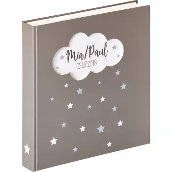 Walther Design Baby Magical fotoalbum hnedé/biele 50 strán 28x31 cm UK-205