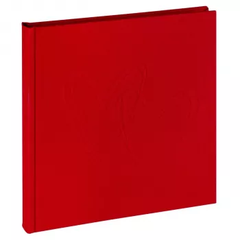 Walther My Heart fotoalbum červené 20x20 cm 40 bielych strán plátenná väzba FA243R