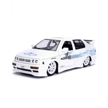 Jada Fast & Furious 1995 VW Jetta 1:24 Die-Cast model auta (biela)