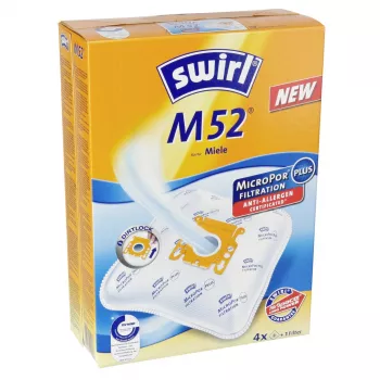 Swirl M 52 MicroPor Plus vrecká do vysávača (balenie 4 ks) s filtrami