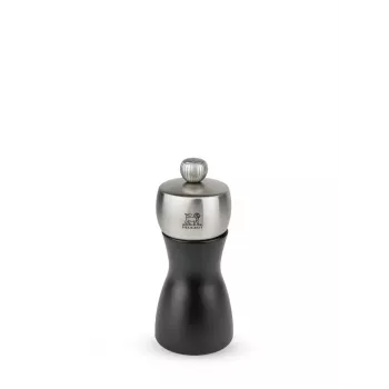 Peugeot Fidji mlynček na korenie bukové drevo matná čierna 12 cm