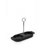Peugeot Linea Ceramic Mill Drip Tray Satin Black 18 cm