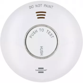 Brennenstuhl Connect WiFi RM A 3020 Smart Smoke Detector s ovládaním cez aplikáciu, na batérie, 120 mm x 36 mm, biela