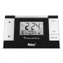 MEBUS 51059 digitálny budík - čierny/strieborný - LCD displej - 12/24h - batéria - Micro-USB