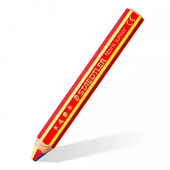 STAEDTLER Noris Junior 1403 BK Dúhová ceruzka 3 v 1, Čierna, nelámavá, PEFC, pre deti od 2 rokov