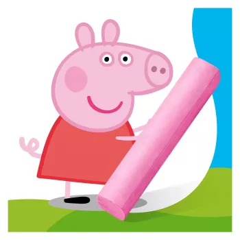 STAEDTLER Junior pouličná krieda Peppa Pig 6 ks kartónový obal