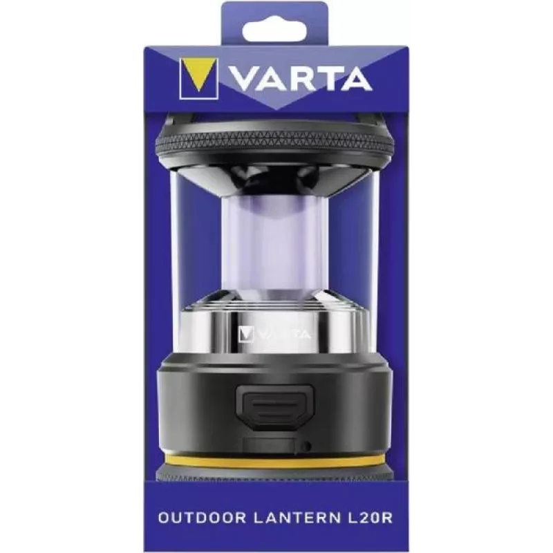 VARTA Outdoor Sports Lantern L20R LED kempingová lampa s nabíjateľnou batériou