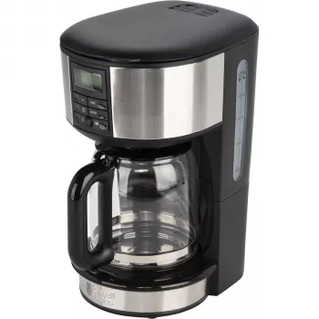 Russell Hobbs Buckingham 20680-56 poloautomatický filtrový kávovar, 1,25 l, 1000 W, čierna/strieborná
