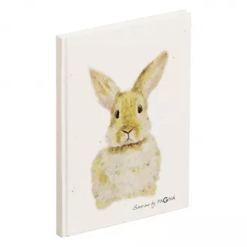 PAGNA Hase zápisník A5 bodkovaný béžový hardcover 128 strán