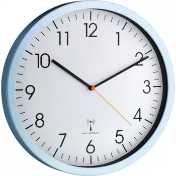 TFA 60.3517.55 nástenné hodiny - kremenné - modrá - hliník - sklo - 30 cm