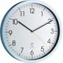 TFA 60.3517.55 nástenné hodiny - kremenné - modrá - hliník - sklo - 30 cm