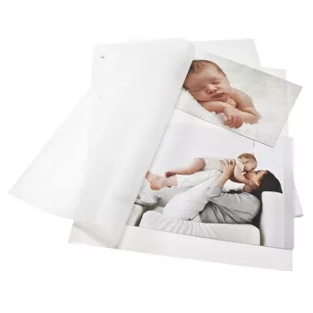 Goldbuch fotokartón biely DIN A4 s hodvábnym papierom 20 listov 83001