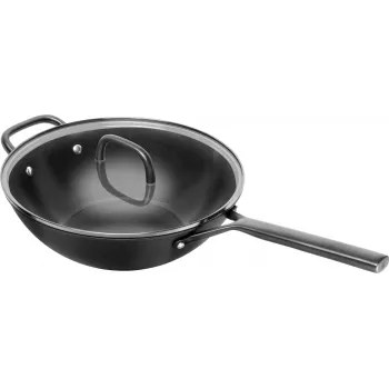 ZWILLING Milano Wok s skleneným vekom 30 cm, čierna