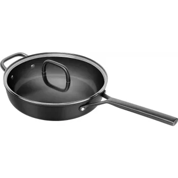 ZWILLING Milano Sautépfanne s skleneným vekom 28 cm, čierna