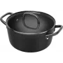 ZWILLING Milano Hrniec na polievku s skleneným vekom 24 cm, čierna