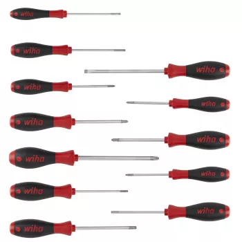 Wiha Sada skrutkovačov SoftFinish 12-dielna plochý PH PZ TORX (302HK12)