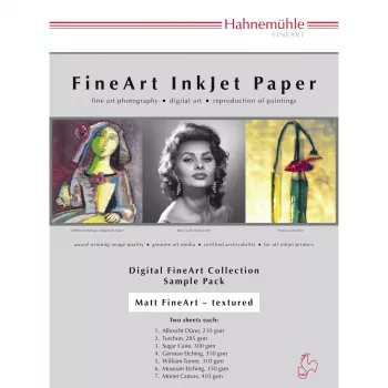 Hahnemühle Digital FineArt Trial Pack - Cotton, Alpha-Cellulose - matný - A4 (210 x 297 mm)