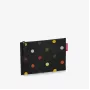 Reisenthel Case 1 Dots kozmetická taška čierna viacfarebná polyester 240 mm x 170 mm