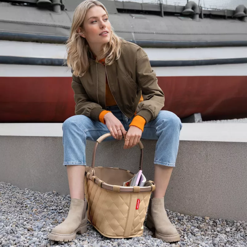 Reisenthel Carrybag Frame Rhombus ginger, hliníkový rám, 22 l (BK6046)