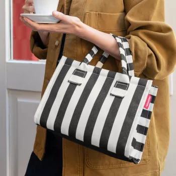 Reisenthel dailyshopper XS summerstripes čierna