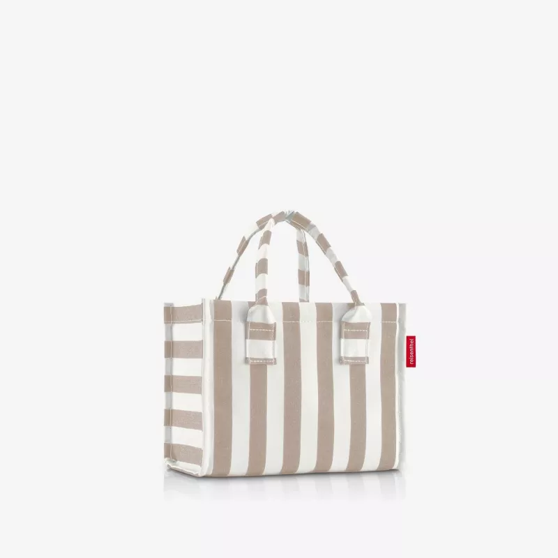 Reisenthel dailyshopper XS summerstripes coffee nákupná taška