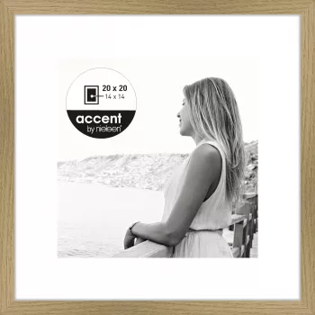 NIELSEN DESIGN Aura Oak 20x20 drevený obrazový rám s paspartou 1115002